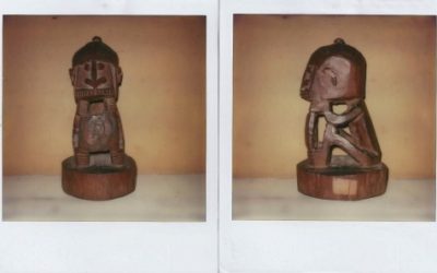001068 Papua, Teluk Cenderawasih, ancestor figure