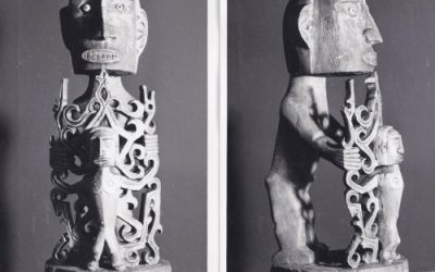 001069 Papua, Teluk Cenderawasih, ancestor figure