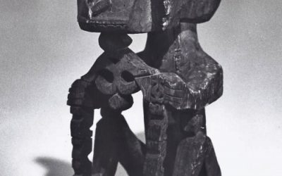 001071 Papua, teluk Cenderawasih, ancestor figure