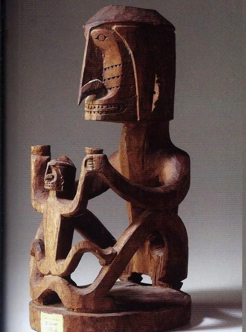 000469 Papua, Teluk Cenderawasih, Biak, ancestor figure