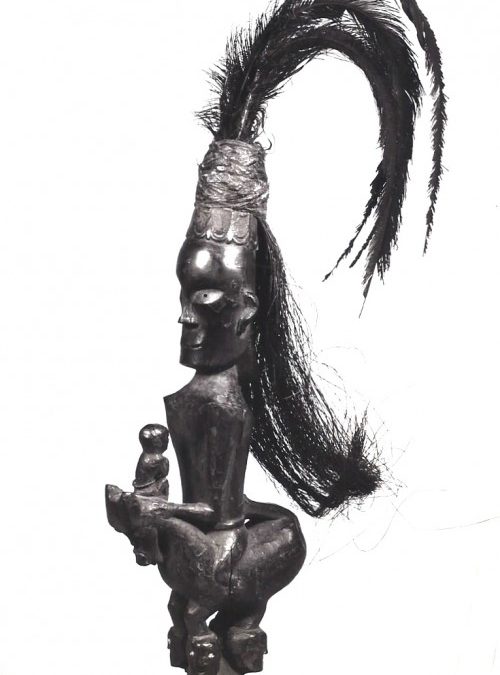 001075 Sumatra, Batak, staff or stopper finial