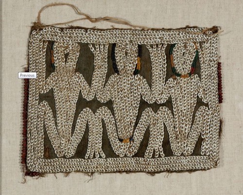 001078 Borneo, Kenyah Dayak, baby carrier ornamental panel