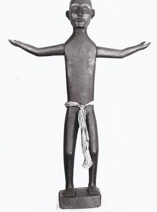 001095 Borneo, West Kalimantan, Land Dayak, funeral effigy