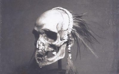 001112 Papua, Asmat, ancestor skull