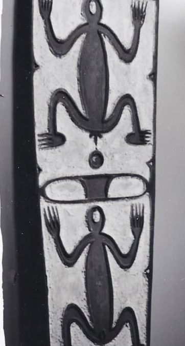 001118 Papua, Central Asmat, war shield