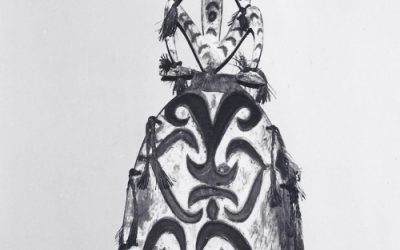 001131 Papua, Asmat, war shield