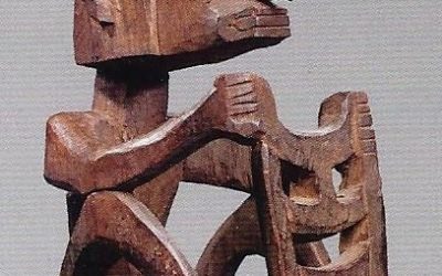 000453 Papua Barat, Teluk Cenderawasih, ancestor figure