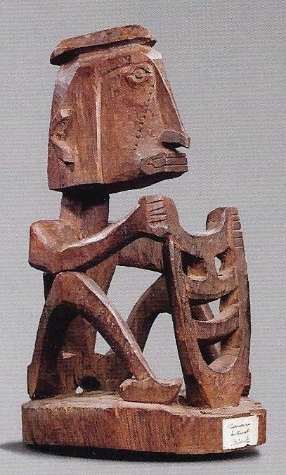 000453 Papua Barat, Teluk Cenderawasih, ancestor figure