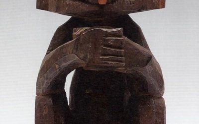 000465 Papua Barat, Teluk Cenderawasih, ancestor figure