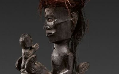 000895 Sumatra, Batak, Karo, staff finial