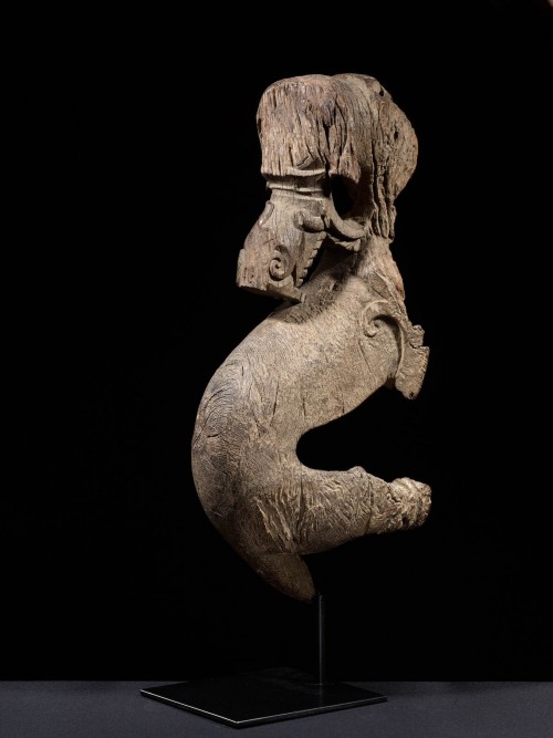 001146 Borneo, East Kalimantan, Kenyah-Kayan Dayak, architectural fragment