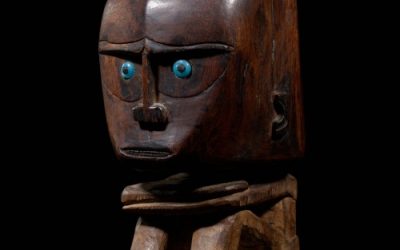 001151 Papua Barat, Raja Ampat, Auyu Atoll, ancestor figure