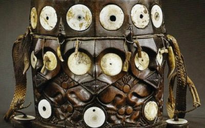 001175 Borneo, East Kalimantan, Dayak Bahau or Modang baby carrier