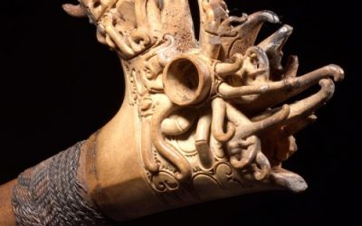 001187 Borneo, East Kalimantan, Kenyah-Kayan Dayak, sword handle