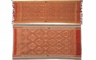 001213 Borneo, Sarawak, Iban Dayak, two cloths