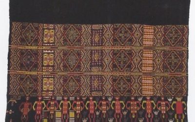 001234 Nusa Tenggara, West Timor, Belu Besikama, ceremonial sarong