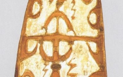 000571 Papua, Northwest Asmat, war shield