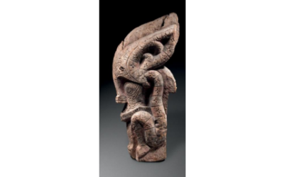 001260 Sumatra, Batak, architectural element