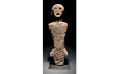 001266 Sulawesi, Bada Valley, anthropomorphic figure