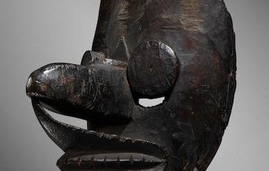 001270 Borneo, East Kalimantan, Bahau Dayak, mask