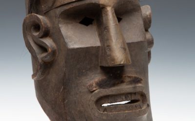 001296 Sumatra, Batak, Toba, funerary mask