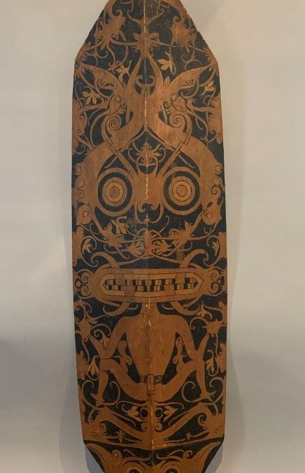 001319 Borneo, Dayak, Kenyah, shield