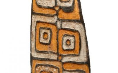 001324 Papua, Eastern Asmat, war shield