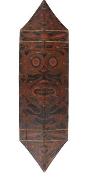 001326 Borneo, Central, Kenyah Dayak, war shield