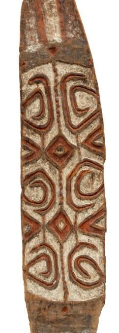 001329 Papua, Asmat, Cicak or Kombai, war shield