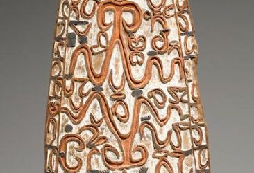 001330 Papua, NW Asmat, war shield