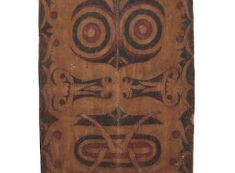 001336 Borneo, Central, Kenyah Dayak, shield