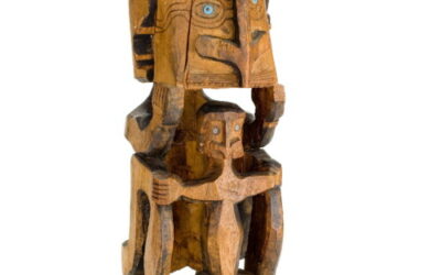 001353 Papua, Cenderawasih Bay, ancestor figure