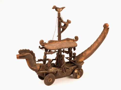 001357 Borneo, Dayak soul ship