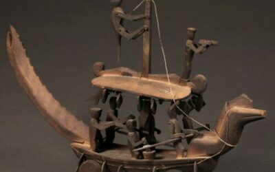 001359 Borneo, Dayak, Central Kalimantan, soul ship
