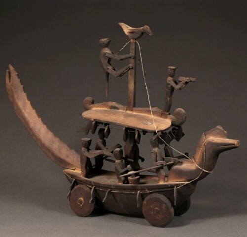 001359 Borneo, Dayak, soul ship