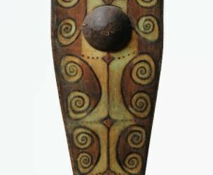 001368 Sumatra, Mentawai Islands, shield