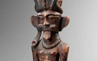 001374 Sumatra, Nias, ancestor figure