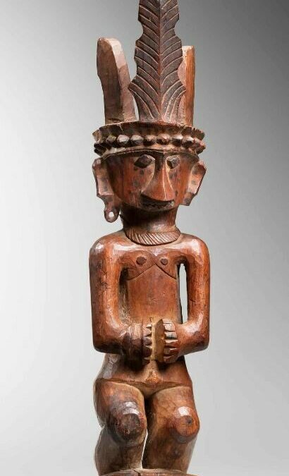 001375 Sumatra, Nias, ancestor figure