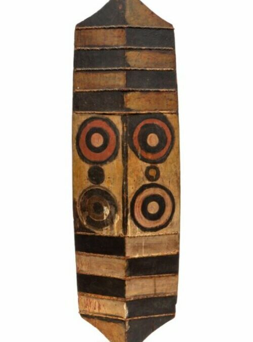 001386 Borneo, Central Kalimantan, Dayak, war shield