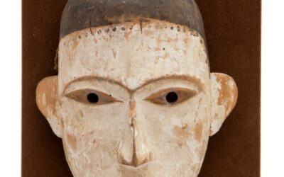 001412 Borneo, Sarawak, Iban Dayak, face mask