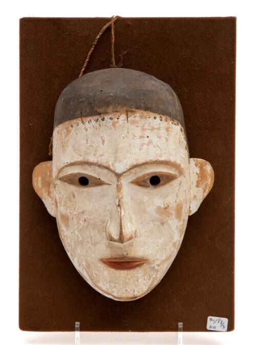 001412 Borneo, Sarawak, Iban Dayak, face mask