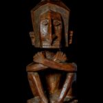001413 Papua, Cenderawasih Bay, ancestor figure