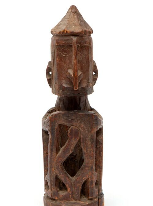 001415 Papua, Cenderawasih Bay, ancestor figure