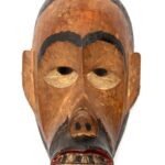 001418 Borneo, Upper Mahakam, Dayak mask