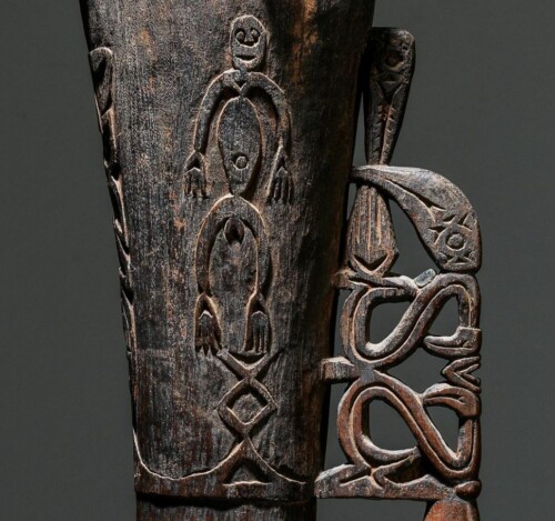 001438 Papua, Asmat, drum