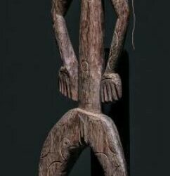 001441 Papua. Asmat, ancestor figure