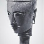 001429 Sumatra, Batak, head of a puppet