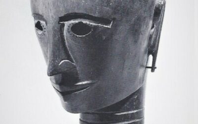 001429 Sumatra, Batak, head of a puppet