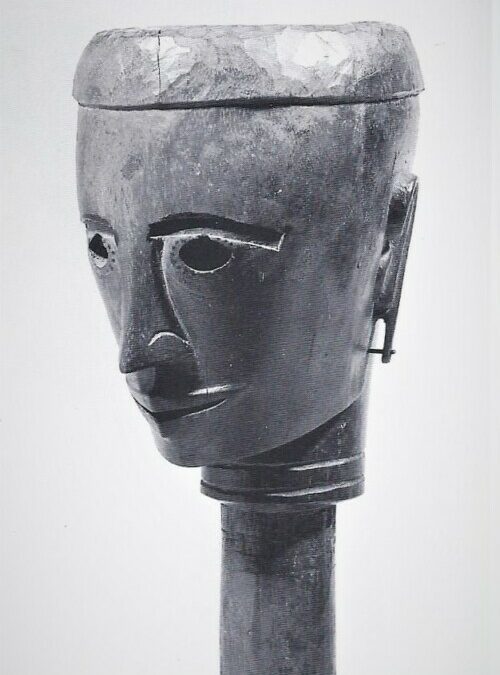 001429 Sumatra, Batak, head of a puppet
