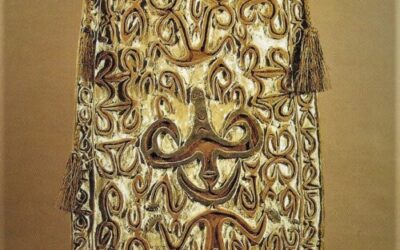 001430 Papua, N.W. Asmat war shield